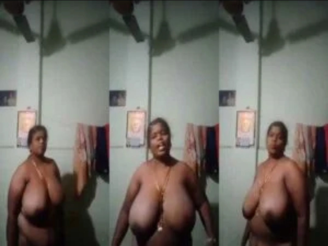 South Indian Wife Showing Her Super Huge Boobs