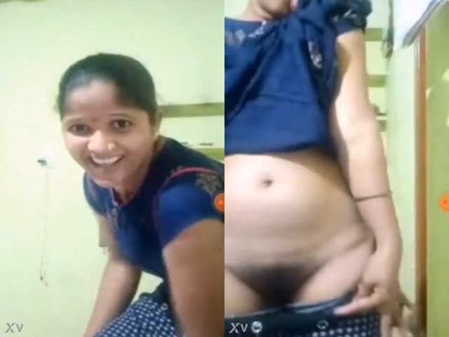 Housewife Showing Her Hairy Pussy