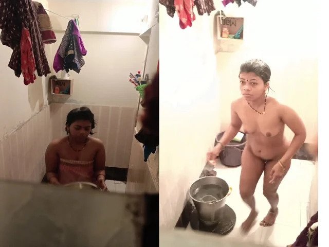 Big Round Ass Neighbor Bhabhi Hidden Cam Bath
